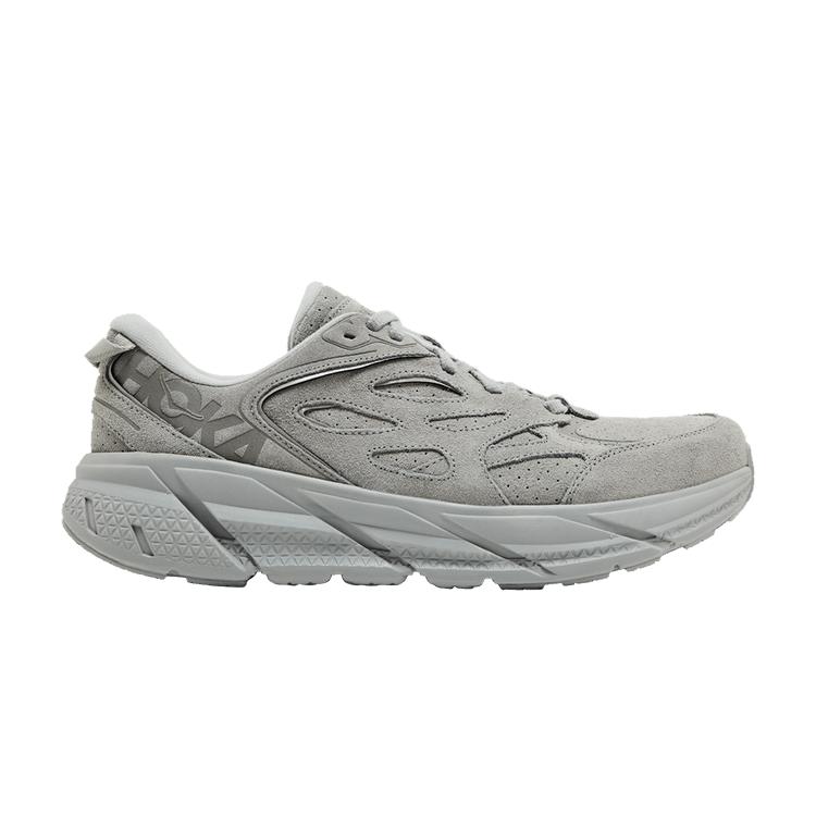Men's Sneakers Hoka One One Clifton L Suede Limestone (All Gender) Limestone/Limestone