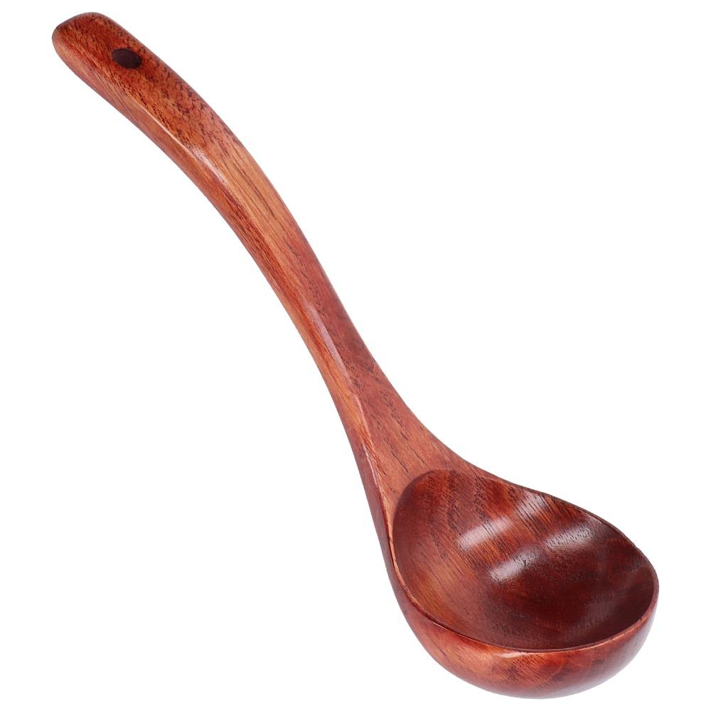 Smooth Burr-free Soup Spoon Anti-scald Handle Porridge Scoop Serving Ladle Porridge Serving