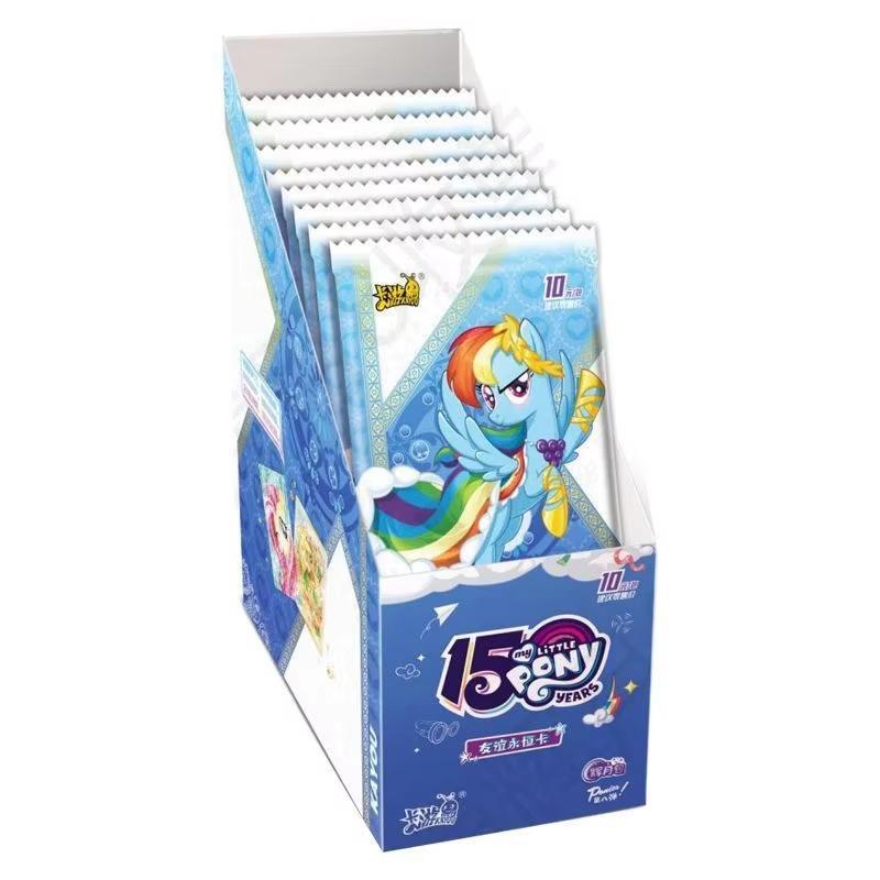 Kayou Genuine My Little Pony Card Friendship Forever Glorious Moon Pack Sparkling Colored Gemstones Anime Collectible Cards