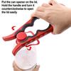 Four in one bottle opener, can opener, anti slip bottle cap twisting tool