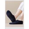 5-1 Pairs Winter Thick Coral Fleece Floor Socks, Men's and Women's Home Anti Slip Socks, Solid Color Boat Socks, Autumn and Winter Sleep Socks