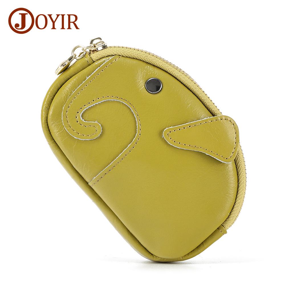 Joyir Women's Genuine Leather Coin & Lipstick Purse - High-End Cowhide Small Wallet