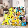 ONE PIECE Print Blanket Warm Comfortable Flannel Blanket Suitable for Bedrooms,Sofas, Beds,Chairs,Travel -QIAO73