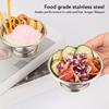 1Set Round Pudding Mold Cup Rustless Steel Cold Dessert Container Dessert Serving Bowl  Cafe