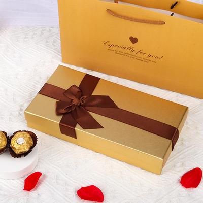 1Pc Chocolate Paper Box Birthday Supplies Paper Wedding Valentine's Day Baby Shower Candy Gift Boxes DIY 9/18Grids Packaging