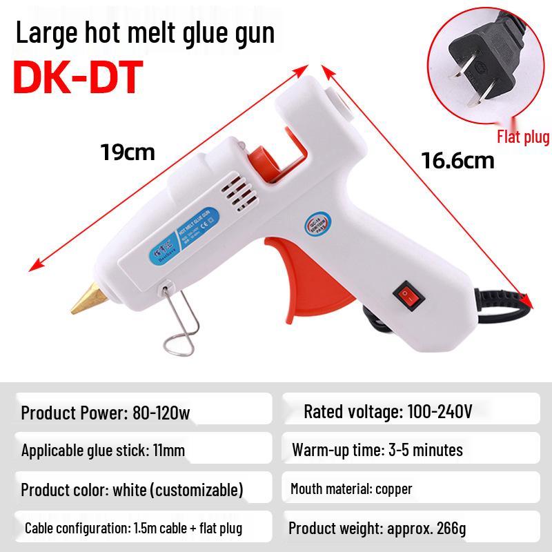 High-Temperature 7/11mm Manual Hot Melt Glue Gun with Glue Sticks