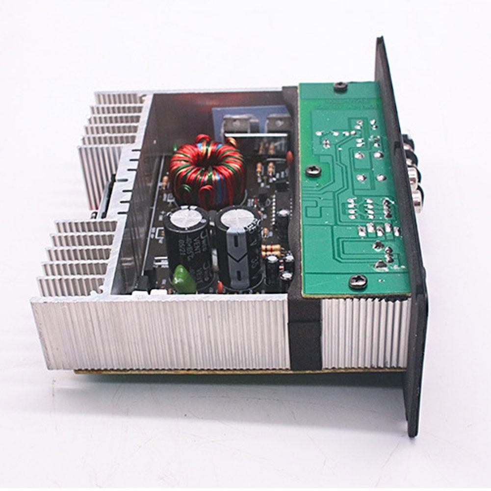 RMS80W High-power Car Subwoofer Amplifier Board Effective Heat Dissipation 20hz-25khz Slim Powered Sound Amplifier Subwoofer