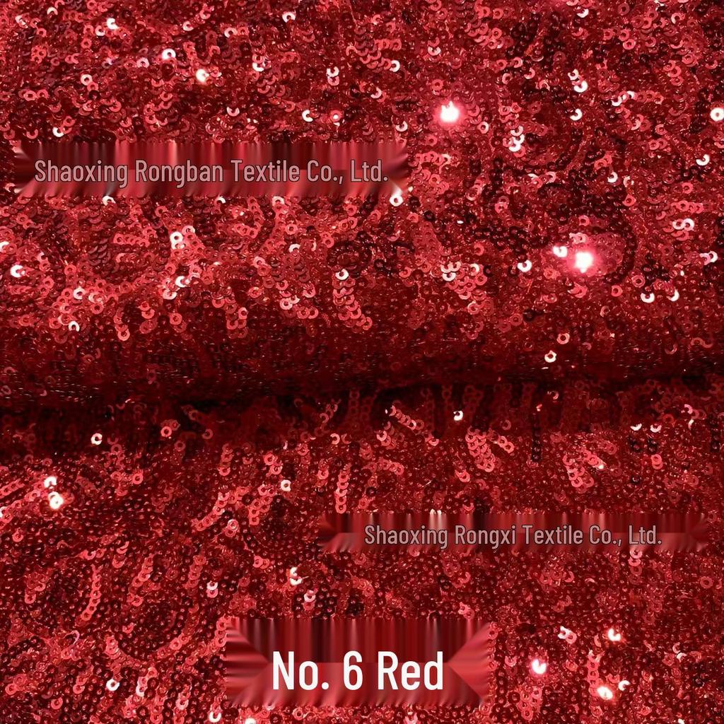 3mm Satin Cloth Sequin Bow Headband, Shoes, and Hats with Embroidered Earthworm Flower Jacket Fabric