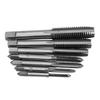 8pc Hand Screw Thread Metric Plug Tap Set M3 M4 M5 M6 M8 M10 Metal Screw Taps Thread Metric Machine Wrench Holder Hand Hinge Set