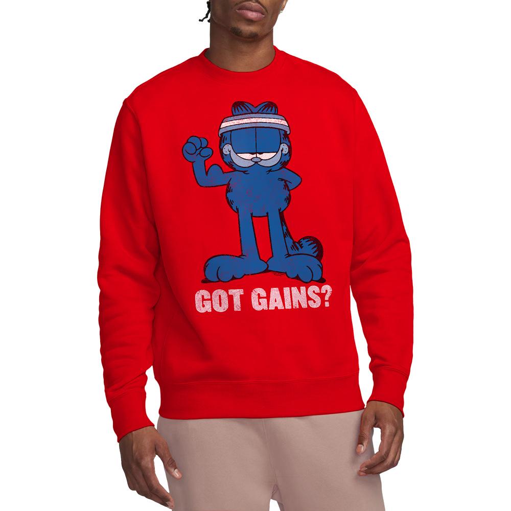 Garfield Unisex Adult Got Gains Sweatshirt
