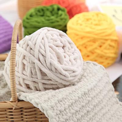 100g/DIY Kugel Eisstreifen Garn dicke Wolle Einzelstrang Nadel Handgestrickt dicker Schal Hausschuhe und Stricktasche 50m Weich und warm