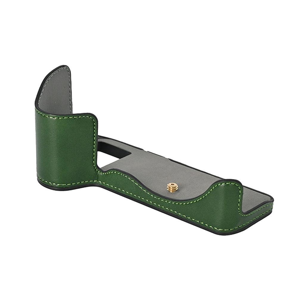 

PU Leather Camera Half Case for Panasonic Lumix S5 S5II S5 M2 Battery Opening Bottom Cover