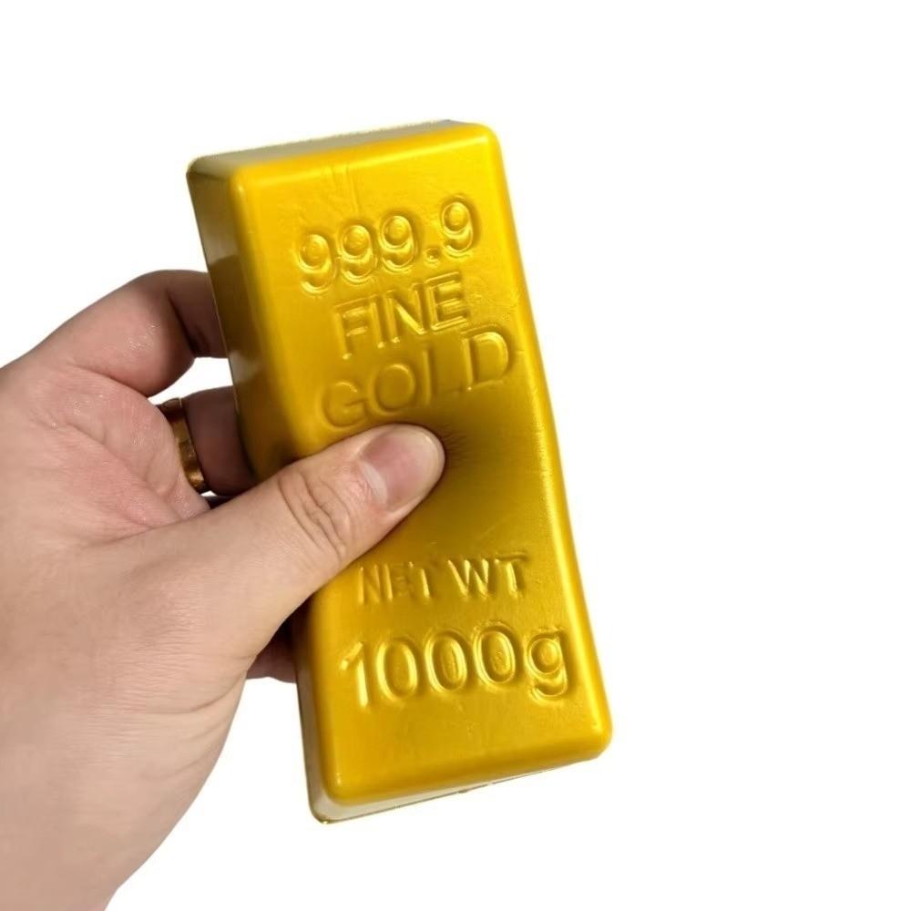 Slow Rising Gold Bar Pinch Hand Relax Kneading Toy Sensory Toy Simulated Gold Bar Squishy Toy Kids