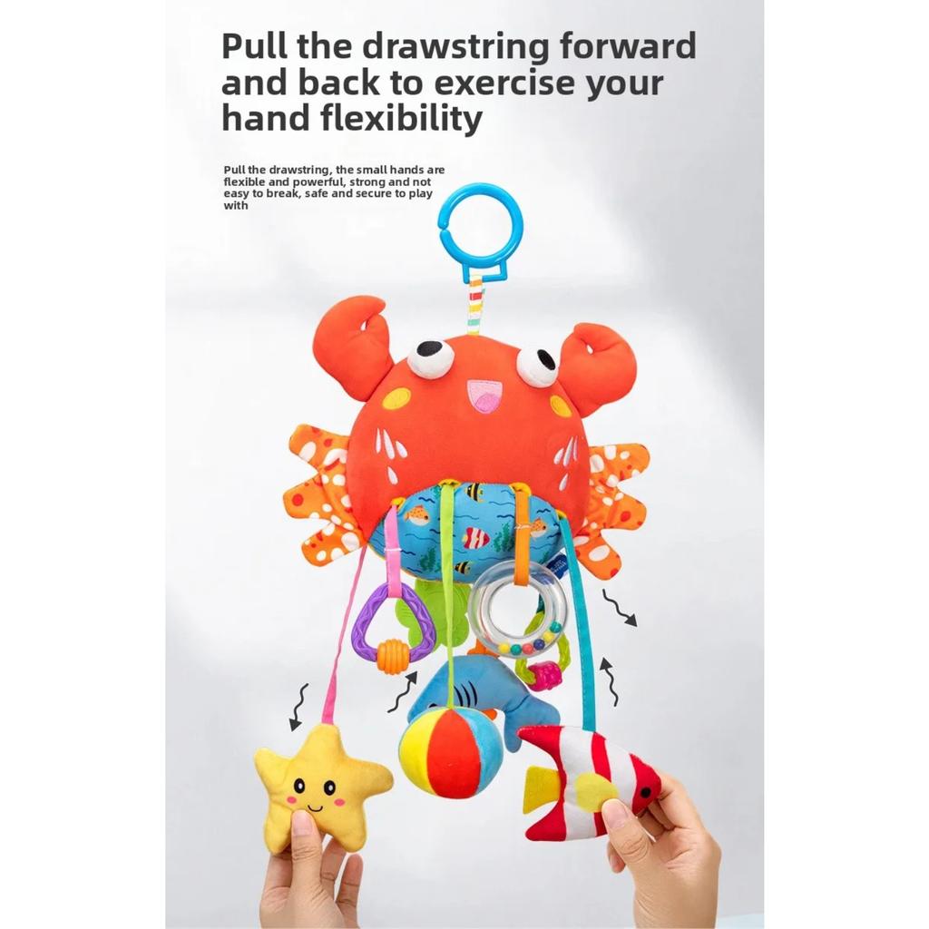 Bed Hanging Drawstring Cheer Toy Bedbell Pendant Can Be Nibbled Drawstring Cartoon Pendant Plush Doll