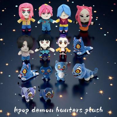 Kpop Demon Hunters Plus K-POP Witch Hunting Group Tiger Plush Toy Dolls Home Decoration Ornaments KTY
