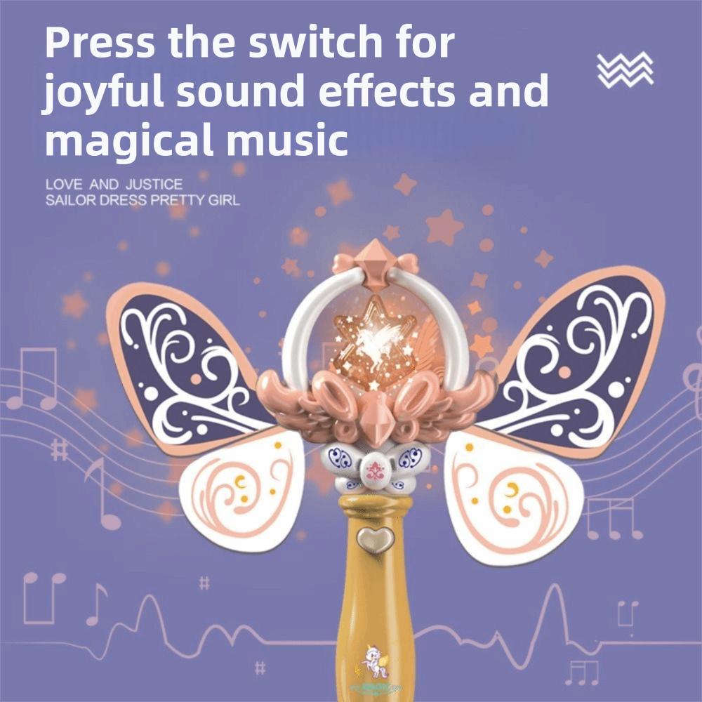 With Light Magic Wand Toy With Music Princess Wand Fairy Stick Fairy Wand Children Play