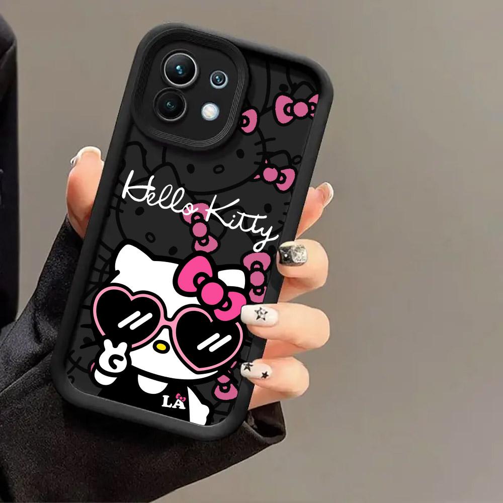 Hellos KT-Kittys Cat Anime Phone Case For Xiaomi 14T 14 13T Pro 12 13 11 Lite POCO F3 F5 X5 X6 M5s M6 Pro Soft Shockproof Cover