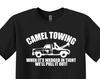 Camel Towing Graphic Tee, Adult Humor Shirt