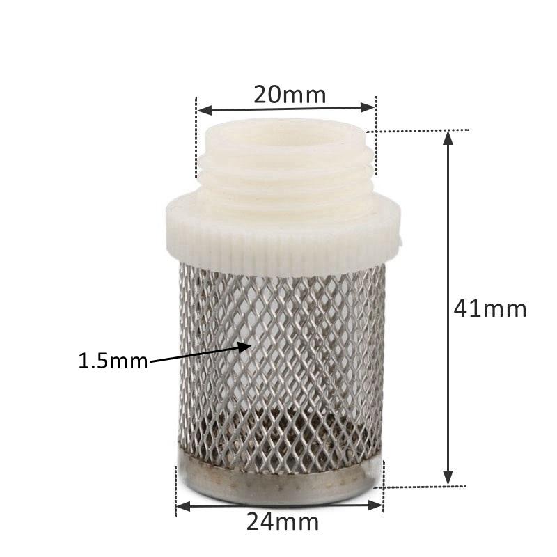 8~20mm Hose Filter Stainless Steel Mesh Strainer Filter Irrigation Car Washing Aquarium Fish Tank Water Pump Filtering