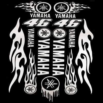(WSY) Car/Motorcycle Clear Film Transfer Waterproof Cutting Sticker NW002 (White)