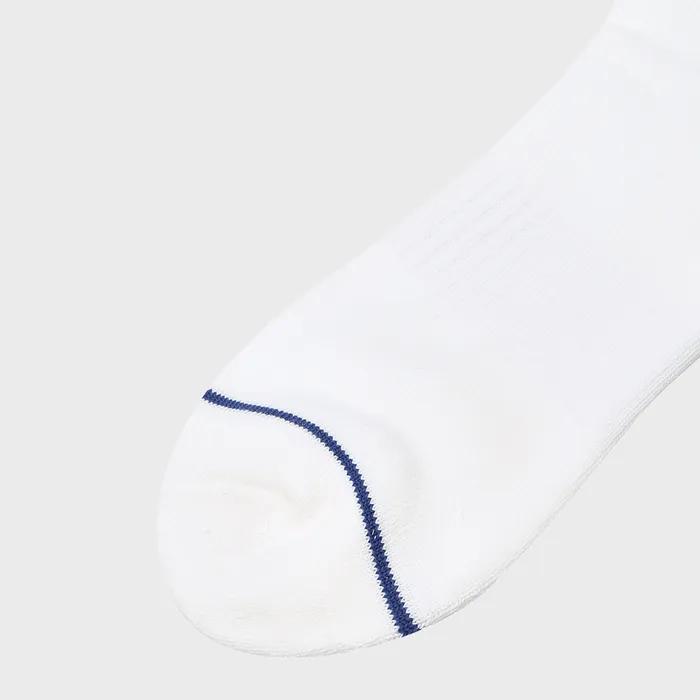 Sports Graphic Long Socks - White