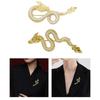 Chinese Zodiacs Shape Brooch Sparkling Dragons Zircon Lapel Pins for Women Animal Themed Breastpins Stylish Accessory
