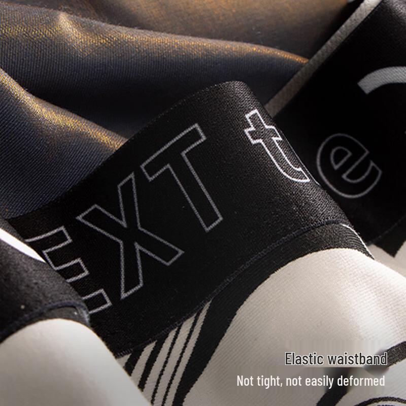 FitonTon Teen Boys' Cotton Anti-Bacterial Boxer Briefs 3-Pack