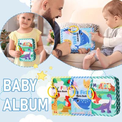Baby Stoffbuch Album Fotoalbum Baby Neugeborenes Jubiläumsalbum,