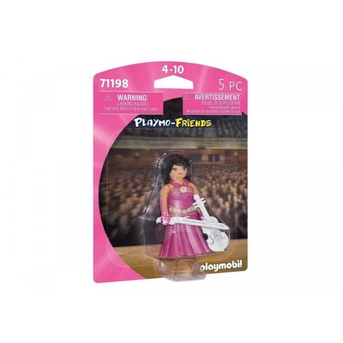 PLAYMOBIL - 71198 - Violonistă - Vârsta 4 ani - Culoare Alb - Tip de public Copil - Gen Mixt