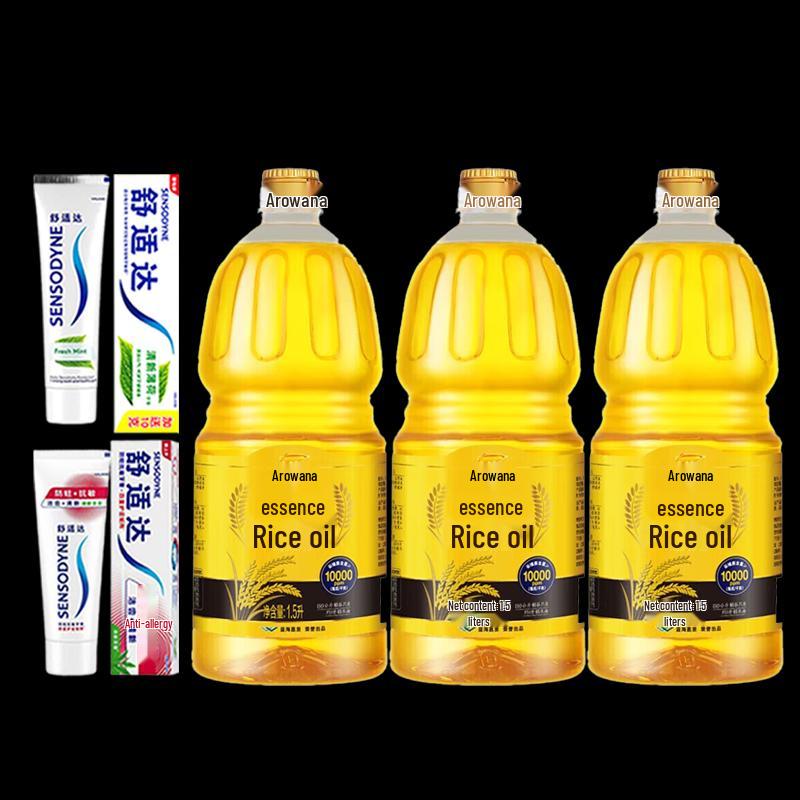 Sensodyne Toothpaste & Essential Rice Bran Oil Combo Pack