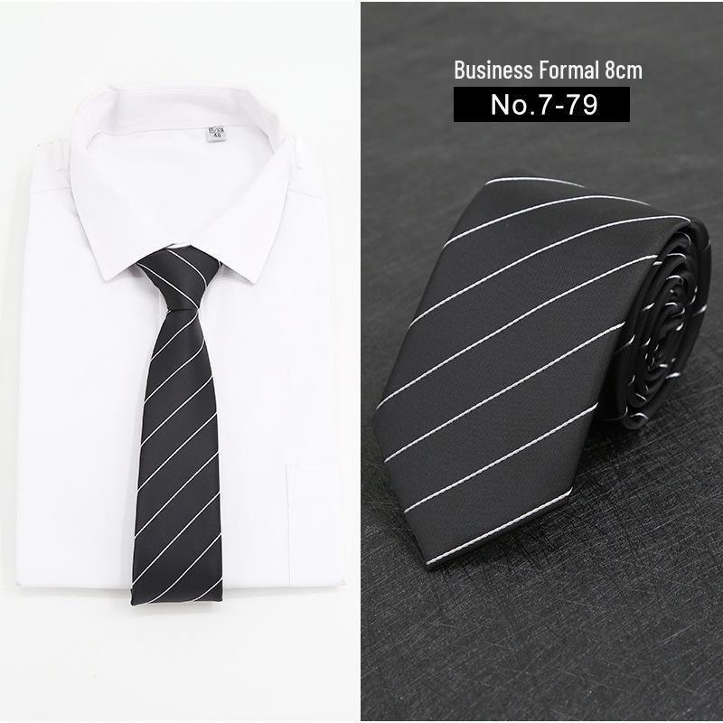 Men's Formal Business Casual Solid or Striped Tie