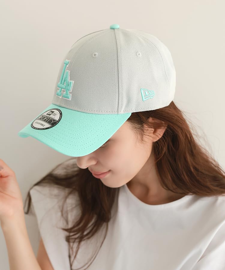 9FORTY MLB STYLISE Exclusive Cap Gray X Blue Tint [New Era] 04. (LA)