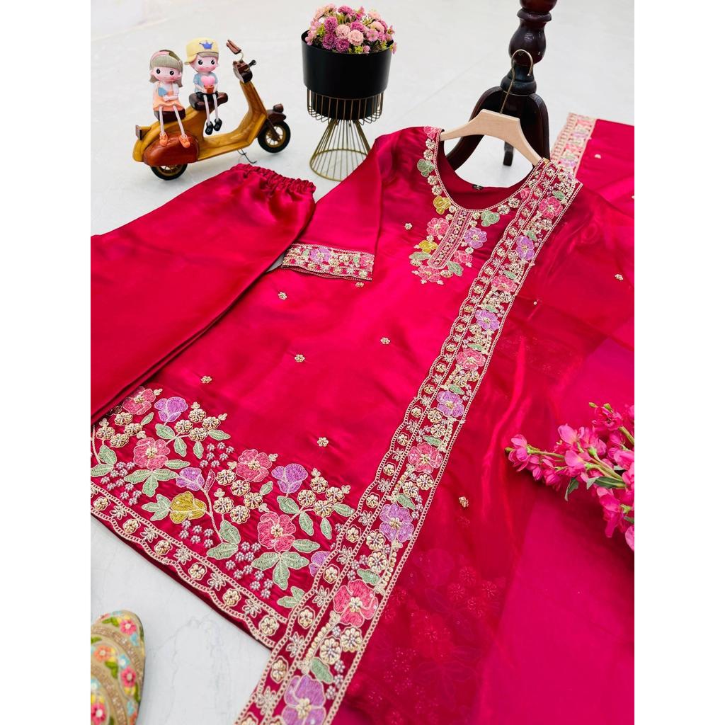 Indian Pakisatni Bollywood Salwar Kameez Beautiful Desigenr Ethnic Palazzo Suit