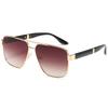 UV Protection Double Bridge Metal Aviator Sunglasses - European & American Style for Outdoor Sports & Driving