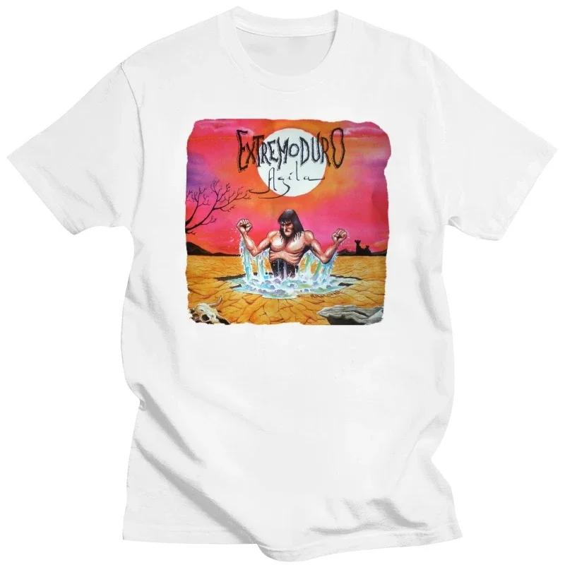 Pánské bavlněné košile v zábavném stylu Nadměrné grafické oblečení Extremoduro Agila By Cul Music Lin Harajuku Léto