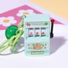 Cute Capybara Fruit Machine Key Holder Charming Capybara Fruit Spin Keychain Delightful Game Charm For Kids And Adults