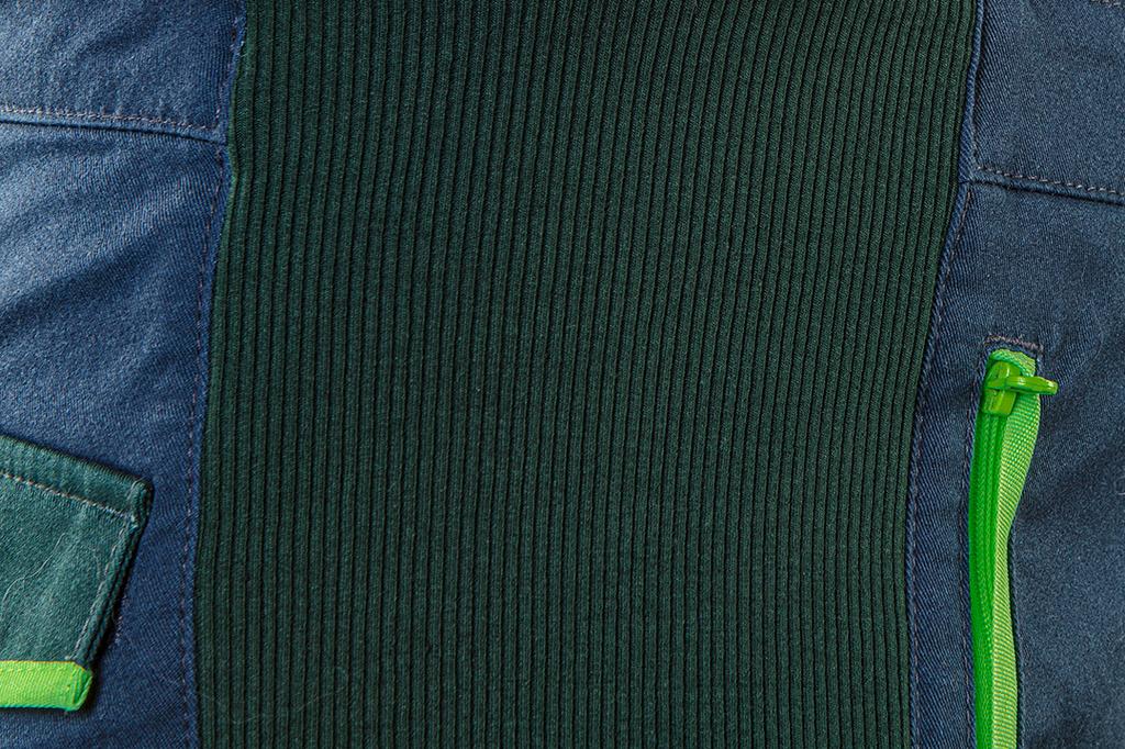 PREMIUM work dungarees, 62% cotton, 35% polyester, 3% elastane, size XXXL