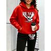 Peace Dove Rose Enjoy The Wind Print Y2K Women'S Hoodie Set Casual Pocket Jogging Pants Loose
