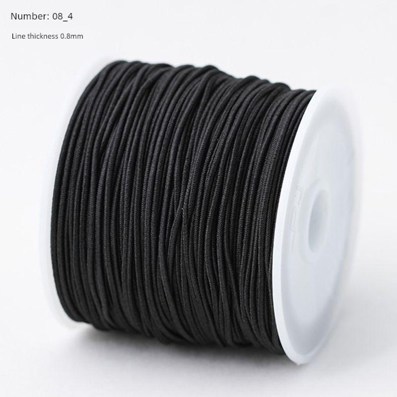 

DIY Rubber Band Bracelet String Core Filament Black line thick 0.8mm