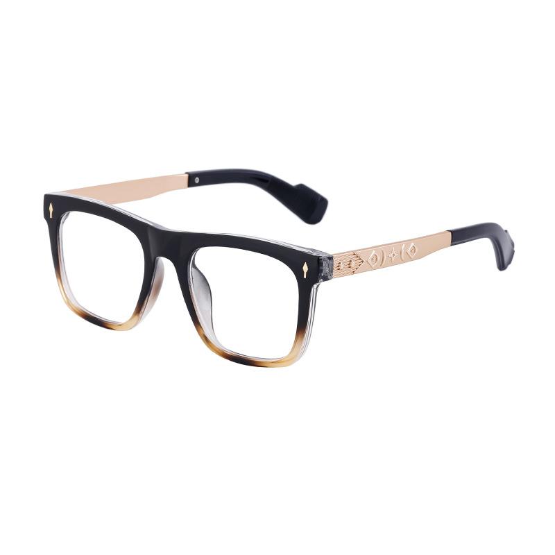 JYL TS Men s Retro Square - Myopia-Ready Optical Eyewear Frames ZS-98154 c-1992 серый ясень