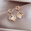 S925 Silver Needle Geometric Earrings for Women - High-end, Elegant Ear Pendants, Ear Studs, and Exquisite Jewelry Pieces