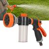 Adjustable Garden Hose Nozzle 8 Modes Hose Sprayer with Soap Dispenser Garden Care