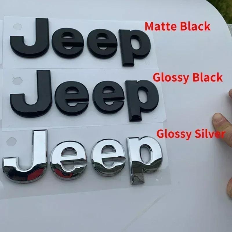 Car Emblem for JEEP Compass Commander Renegade Grand Cherokee Wrangler JK Patriot Liberty Front Hood Badge Rear Trunk AJP1