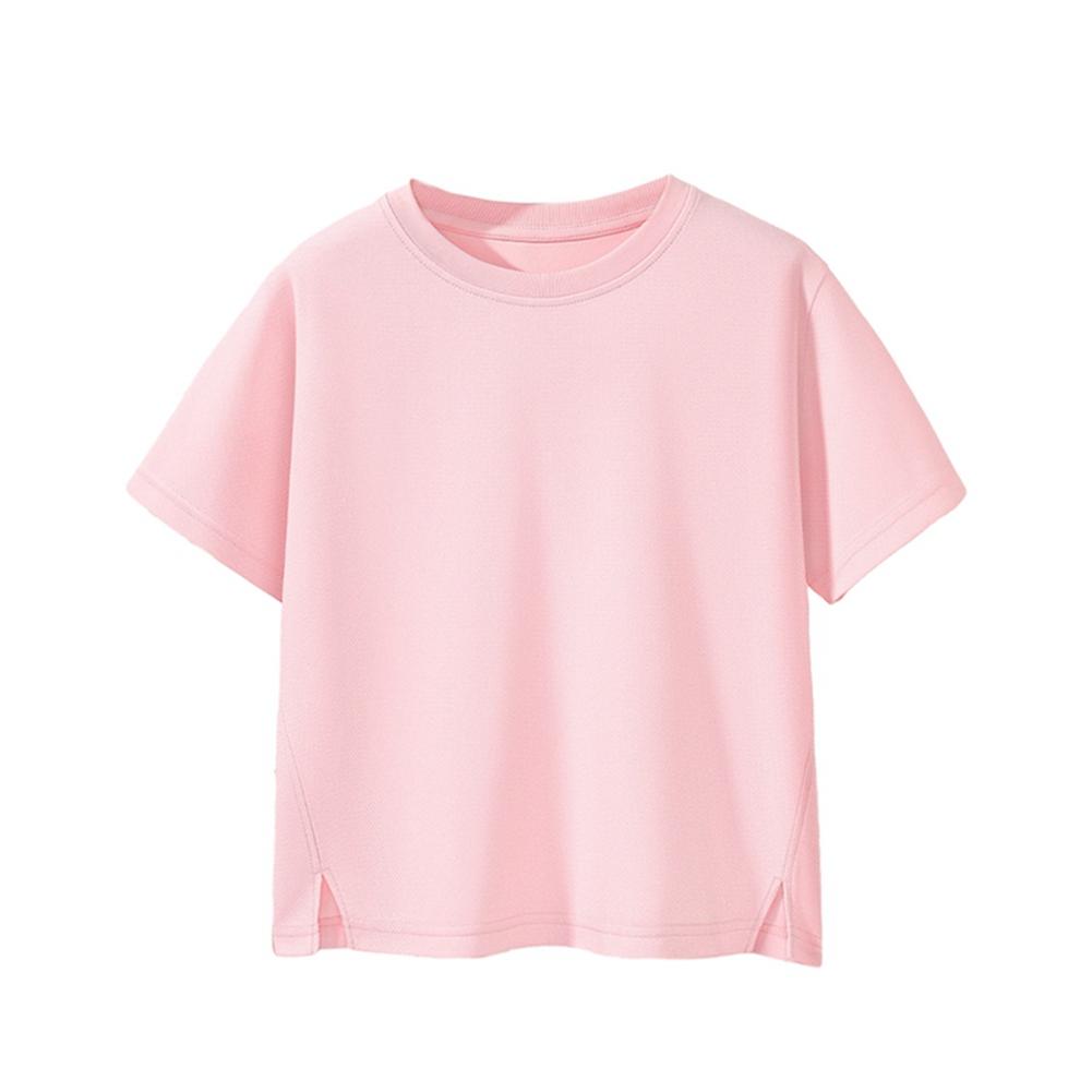 Children s Quick-Dry Breathable Crew-Neck T-Shirt for Summer 110
