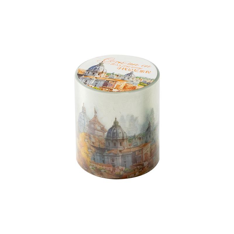 Endless Journey Scenic PET Tape: Travel, Mountains, Rivers, Meteorites Decor Stickers