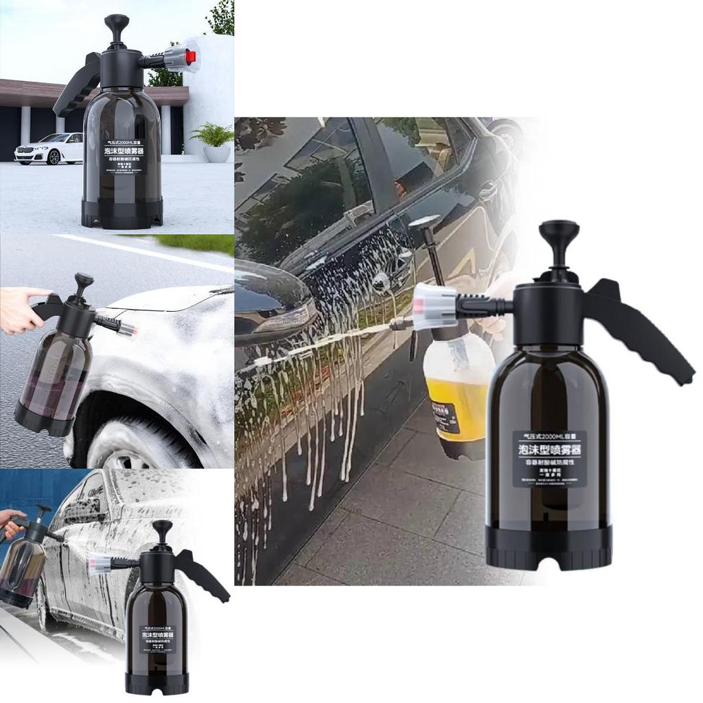 Handheld 2l Pressure Car Wash Foam Sprayer For Efficient Home And Auto Cleaning