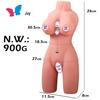 Silikonowa Lalka Połowa Ciała Realistyczna z Dużymi Pośladkami dla Mężczyzn