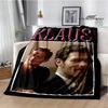 Die Originale Klaus Mikaelson bedruckte Decken Warme Flanelldecken Weiche und bequeme Bettwäsche Geburtstagsgeschenk
