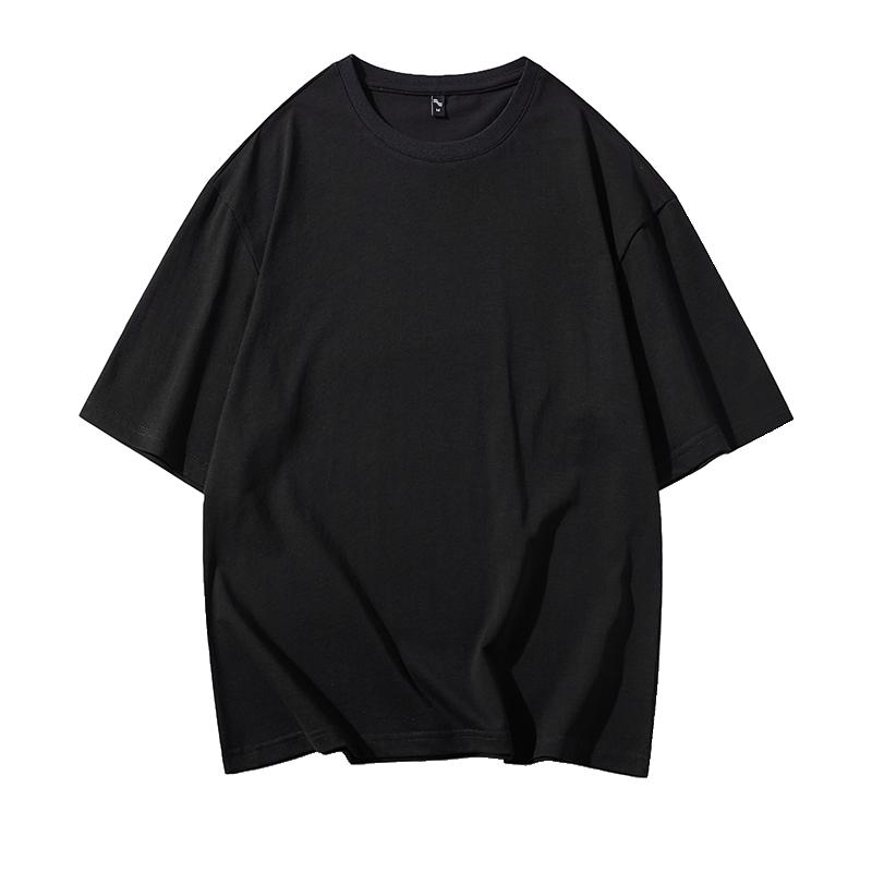 Short-sleeved T-shirts For Men And Women, Loose T-shirts, Solid Color Round Neck Couple T-shirts, Ice Silk T-shirt Tops