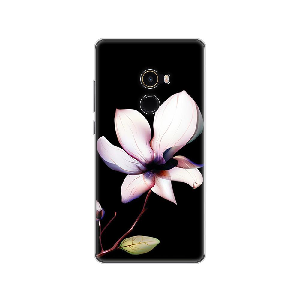 Měkké silikonové pouzdro TPU pro Xiaomi Mix 2 pouzdro pro Xiaomi Mi Mix 2 Mix2 zadní kryt 360 plný ochranný transparentní coque